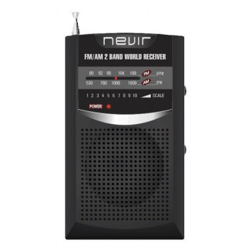RADIO BOLSILLO NEVIR NVR-136 D NEGRO DIGITAL NEGRO