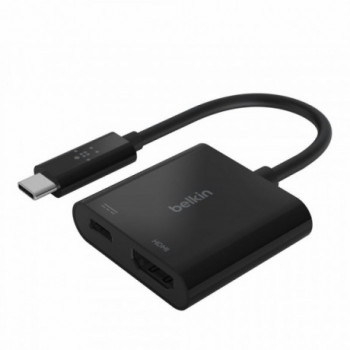 ADAPTADOR  BELKIN AVC002BTBK ADAPTADOR USB-C TO HDMI CON CARGA