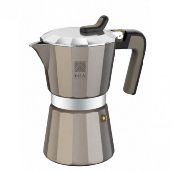 CAFETERA ITALIANA BRA A170578 TITANIUM 9 TAZAS