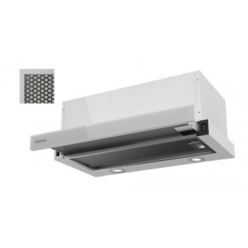 CAMPANA EXTENSIBLE TAURUS TS60WHCX 60CM.BLANCO BRILLANTE