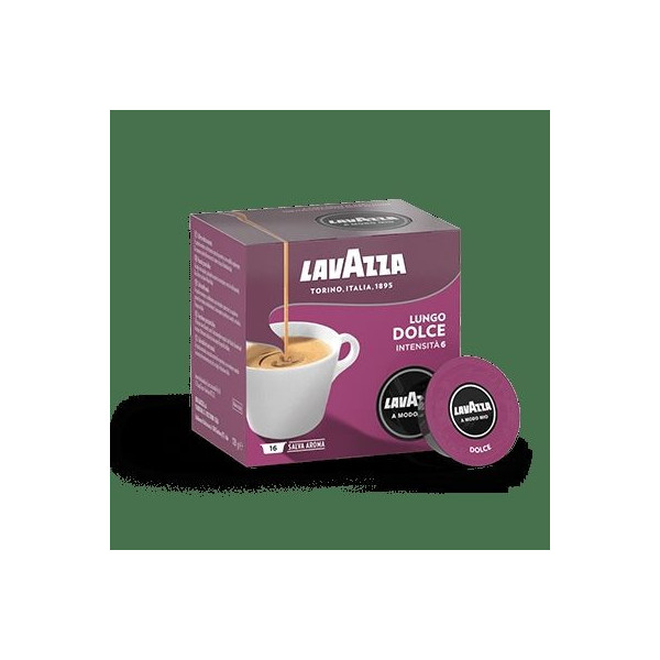 CAFE LAVAZZA LUNGO DOLCE BOX 36 CAP 36 CAPSULAS