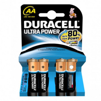 PILA ALCALINA DURACELL ULTRA AA K4 LR06