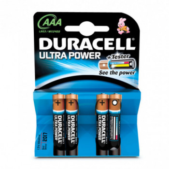 PILA ALCALINA DURACELL ULTRA AAA K4 LR03