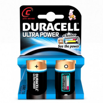 PILA ALCALINA DURACELL ULTRA C K2