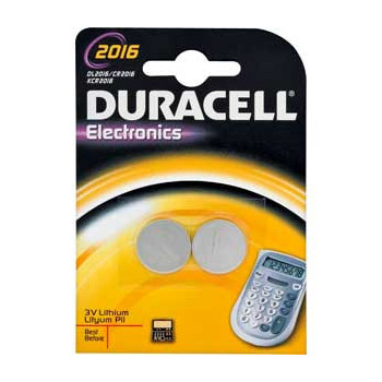 PILA LITIO DURACELL DL 2016 RELOJ Y CALCULADORAS