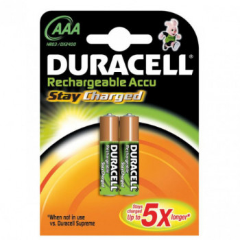 PILA RECARGABLE DURACELL PRECHARGED AAA B4 LR03