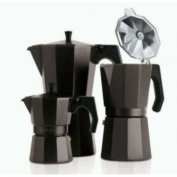 CAFETERA ITALIANA TAURUS ITALICA ELEGANCE 9 CAFETERA ALUMINIO