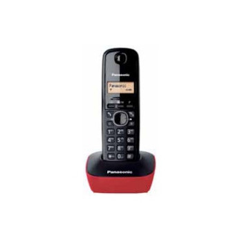 TELEFONO DECT PANASONIC KX-TG1611SPR NEGRO/ROJO