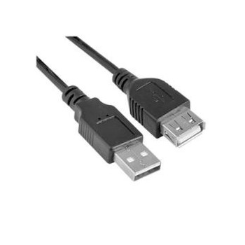 CABLE NILOX PROLUNGA USB 2.0 1MT. A NERA
