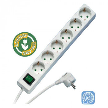 CABLE  VIVANCO .EBLS 6W REGLETA 6 ENCHUFES CON INTERRUPTOR