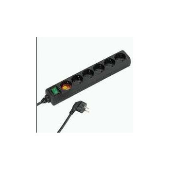 CABLE  VIVANCO .EBLS 6S REGLETA 6 ENCHUFES CON INTERRUPTOR