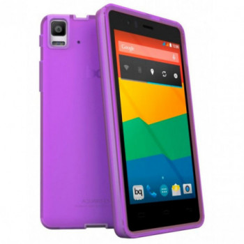 FUNDA BQ AQUARIS E4.5 MORADO GUMMIE COVE