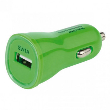 CABLE  VIVANCO .PBVV1AUSBCCGR CARGADOR USB PARA COCHE 1A VERDE